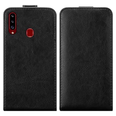 Samsung Galaxy A20s Flipfodral Skal (Svart)