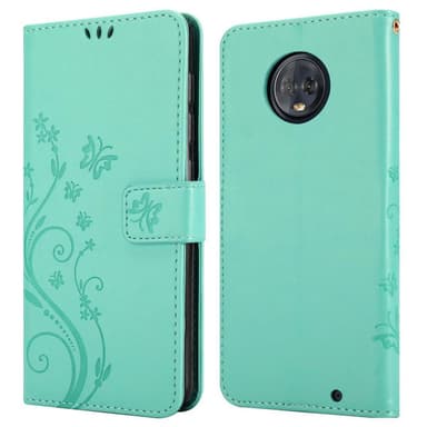 Motorola MOTO G6 PLUS Plånboksfodral Skal (Turkos)