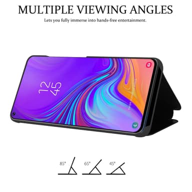 Samsung Galaxy A8s Plånboksfodral Skal (Svart)