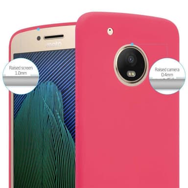 Skal Motorola MOTO G5 PLUS Fodral Case (Röd)