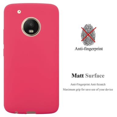 Skal Motorola MOTO G5 PLUS Fodral Case (Röd)