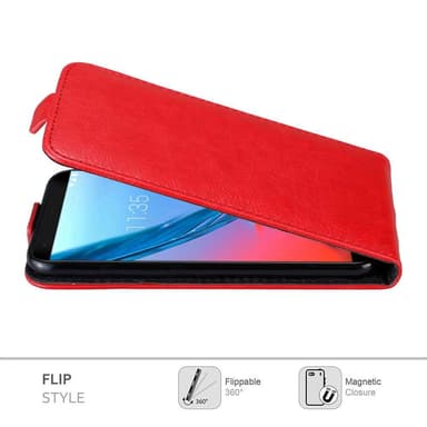 ZTE Blade V9 Flipfodral Skal (Röd)