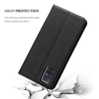 Samsung Galaxy A51 4G / M40s Skal Fodral Case (Svart)