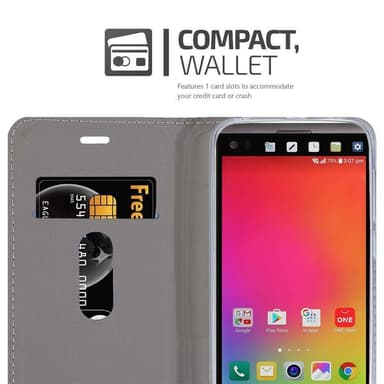 LG V20 Plånboksfodral Skal (Blå)