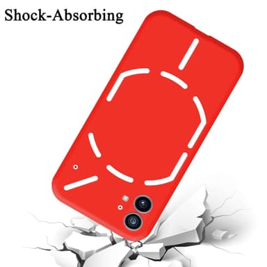 Nothing Phone (1) Skal Fodral Case (Röd)