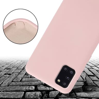 Samsung Galaxy A31 Skal Fodral Kedja (Rosa)