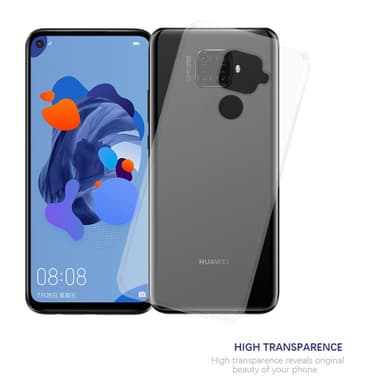 Huawei MATE 30 LITE Skal Fodral Case (Transparent)