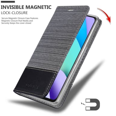 Xiaomi RedMi 10 Plånboksfodral Skal (Grå)