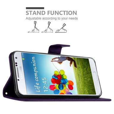 Samsung Galaxy S4 Plånboksfodral Skal (Lila)