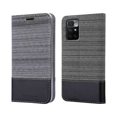 Xiaomi RedMi 10 Plånboksfodral Skal (Grå)