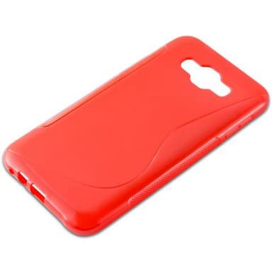 Samsung Galaxy E7 Skal Fodral Case (Röd)