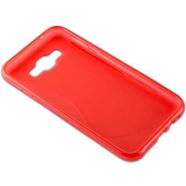 Samsung Galaxy E7 Skal Fodral Case (Röd)