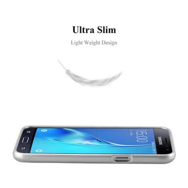 Skal Samsung Galaxy J3 2016 Fodral Case (Silver)