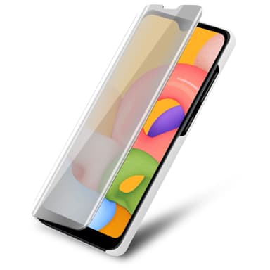 Samsung Galaxy A01 Plånboksfodral Skal (Silver)