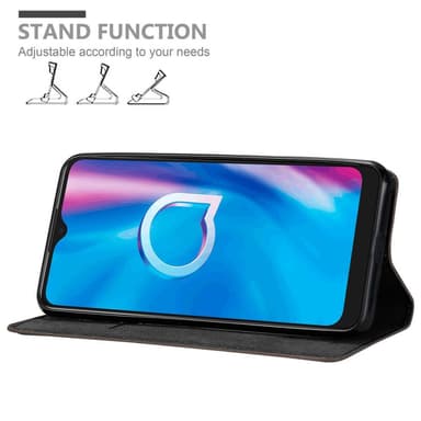 Alcatel 1S 2020 Skal Fodral Case (Brun)