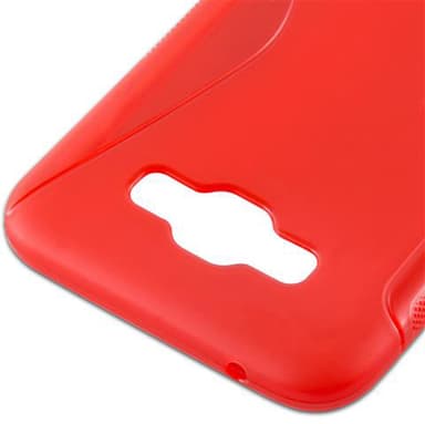 Samsung Galaxy E7 Skal Fodral Case (Röd)