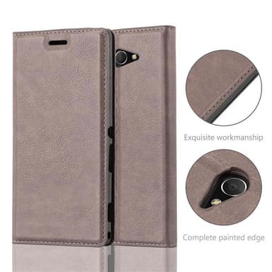 Sony Xperia M2 / M2 AQUA Skal Fodral Case (Brun)
