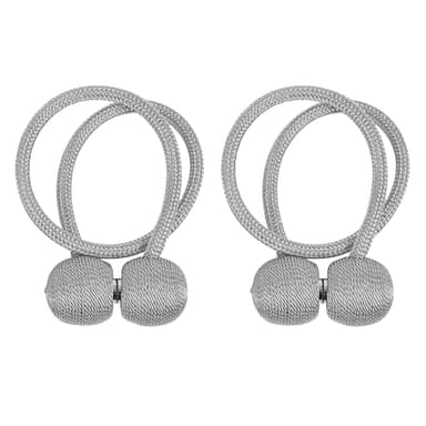 Klämma clip för gardin 2 delar Set 40 x 3 cm (Grå)