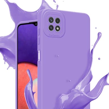 Samsung Galaxy A22 5G Skal Fodral Case (Lila)