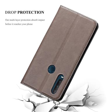 Alcatel 1S 2020 Skal Fodral Case (Brun)