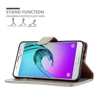 Samsung Galaxy J7 2016 Plånboksfodral Skal (Brun)