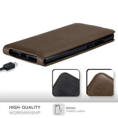 Huawei MATE 8 Flipfodral Skal (Brun)