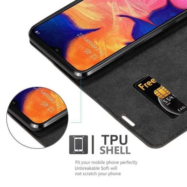 Samsung Galaxy A10 / M10 Skal Fodral Case (Brun)