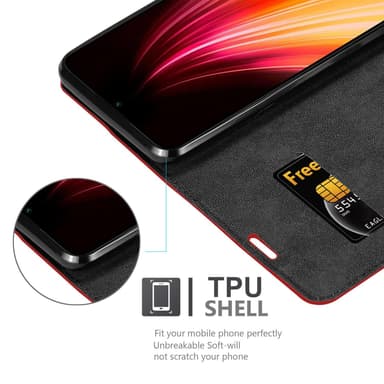 Xiaomi RedMi NOTE 8 Skal Fodral Case (Röd)