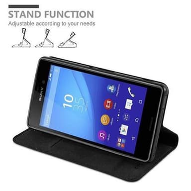 Sony Xperia M4 AQUA Skal Fodral Case (Svart)