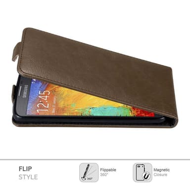Samsung Galaxy NOTE 3 NEO Flipfodral Skal (Brun)