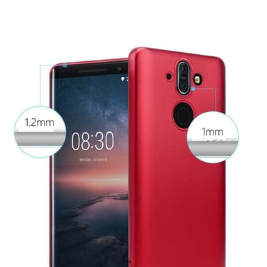 Skal Nokia 8 Sirocco Fodral Case (Röd)