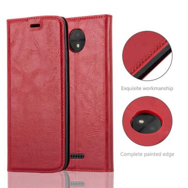 Motorola MOTO C Skal Fodral Case (Röd)