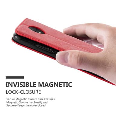 Motorola MOTO C Skal Fodral Case (Röd)