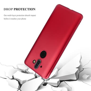 Skal Nokia 8 Sirocco Fodral Case (Röd)