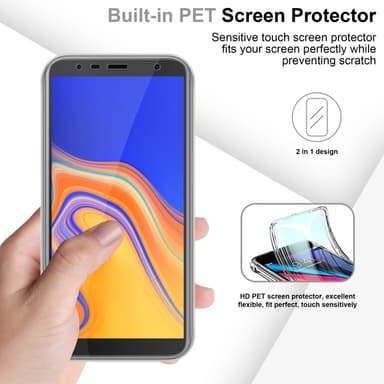 Skal Samsung Galaxy J4 PLUS Fodral Case (Transparent)
