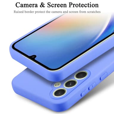 Samsung Galaxy A34 5G Skal Fodral Case (Lila)