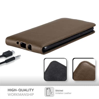 Samsung Galaxy J7 2016 Flipfodral Skal (Brun)