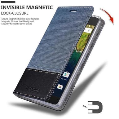 Huawei Google NEXUS 6P Plånboksfodral Skal (Blå)