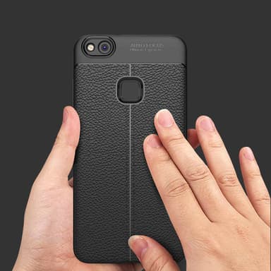 Huawei P10 LITE Skal Fodral Case (Svart)