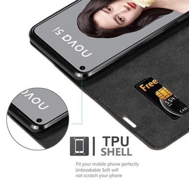 Huawei NOVA 5i / P20 LITE 2019 Skal Fodral Case (Brun)