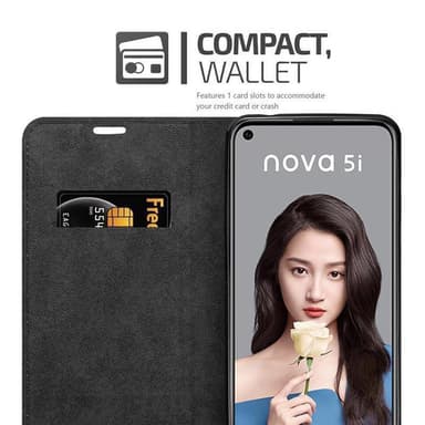 Huawei NOVA 5i / P20 LITE 2019 Skal Fodral Case (Brun)