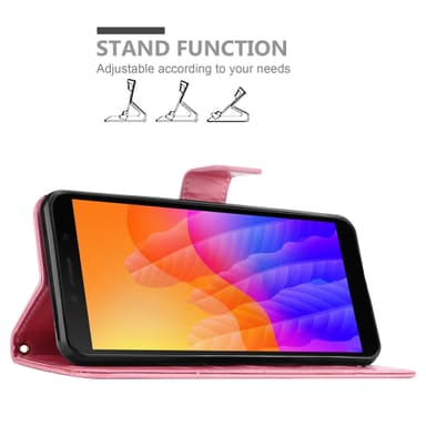 Honor 9S / Huawei Y5P Plånboksfodral Skal (Rosa)