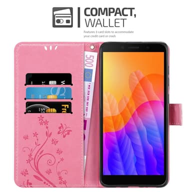 Honor 9S / Huawei Y5P Plånboksfodral Skal (Rosa)
