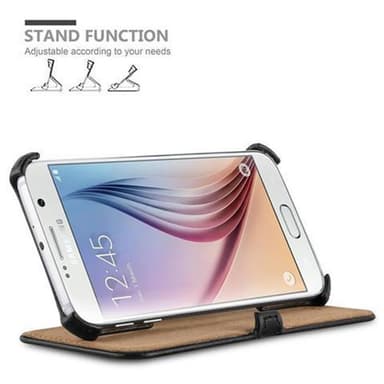 Skal Samsung Galaxy S6 Plånboksfodral (Svart)