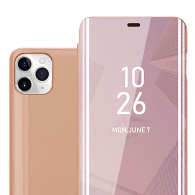 iPhone 11 PRO MAX Plånboksfodral Skal (Rosa)