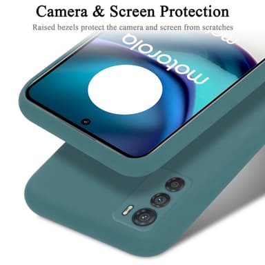 Motorola MOTO G42 Skal Fodral Case (Grön)