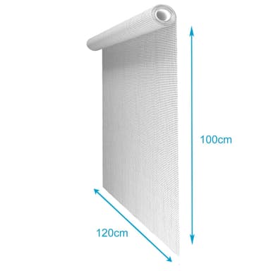 Flugnät Insektsnät Fönsterdörr Fiberglas 120 cm (vit)