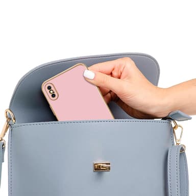 iPhone XS MAX Skal Fodral Case (Rosa)