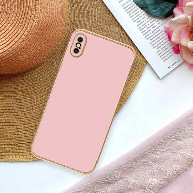 iPhone XS MAX Skal Fodral Case (Rosa)