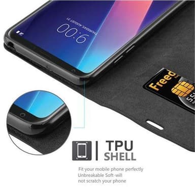 LG V30 / V30+ / V30S / V30S+ Skal Fodral Case (Svart)